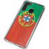 Portugal Flag Distressed Galaxy A21 Clear Case